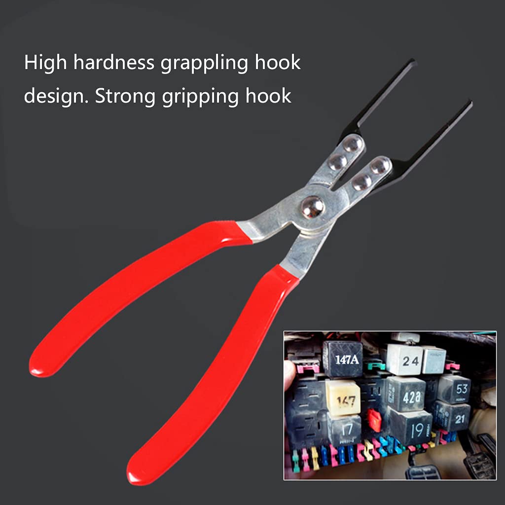 hokojix Industrial Grade Car Disassembly Clamp Extraction Pliers Puller Removal Pliers Tool Plastic Handle