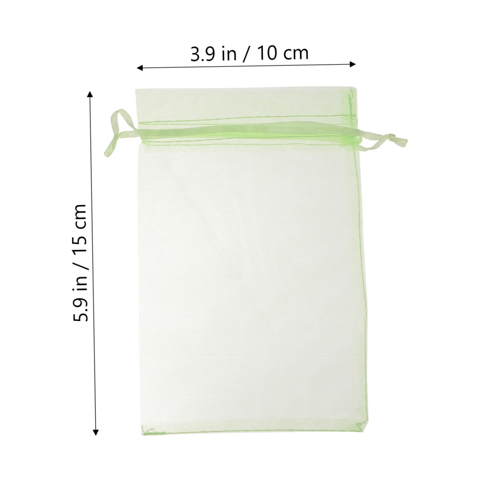 100 Piezas Bolsas Protectoras para Frutas y Malla Verde Protección contra Pájaros Insectos para Huertos y Plantaciones