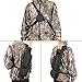 KRATARC Back Arrow Quiver Archery Field Quiver Shoulder Hanged Carry Hunting Target Arrow Quiver Bag with 2 Pockets (Black)