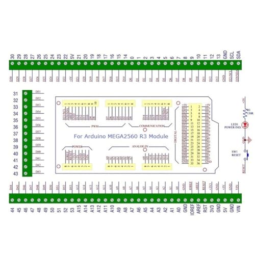 Module borne à vis Arduino Mega 2560 R3 domotique