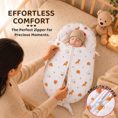 Image of StarAndDaisy Sleeping Sack for Baby| Soft Breathable Cotton Sleep Bag | Wearable Blanket with Zipper | Comfortable Sleep Sack for Boys & Girls | Baby Sleepwear.