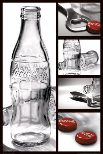 REINDERS Coca Cola - Bottles & Caps Poster - 91.5x61cm
