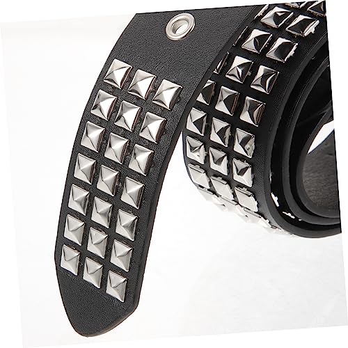 BESPORTBLE Studded Punk Belt Women's Fashion Jeans Waist Belt for Dress Casual Occasion3