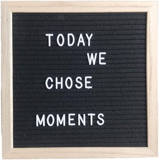 Felt Board Felt Letter Board, 10 x 10 inch Message Board Word Board Letter Board Sign Bulletin Board Letters, Pregnancy Announcements Baby Announcement Sign, Valentines Day Gifts for Her Letterboard