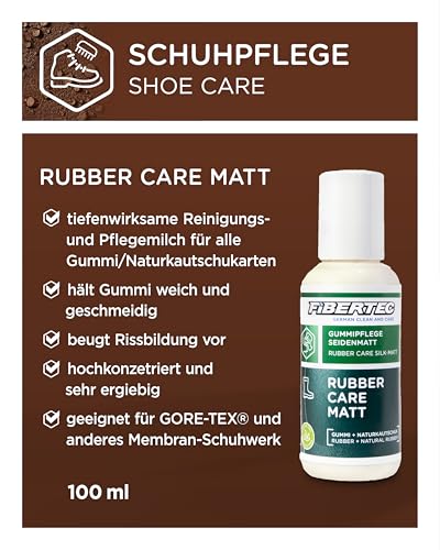 Fibertec Gummi- und Kautschuk-Pflege für Gummistiefel und Bootshäute, matt, 100ml,