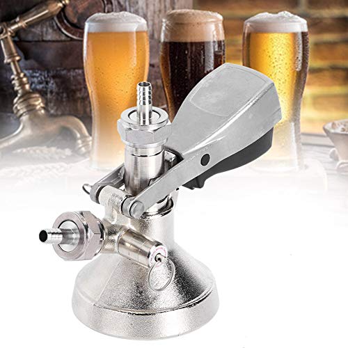 Image of Stainless Steel G-Type Beer Keg Coupler, Commercial Kegerator Kit