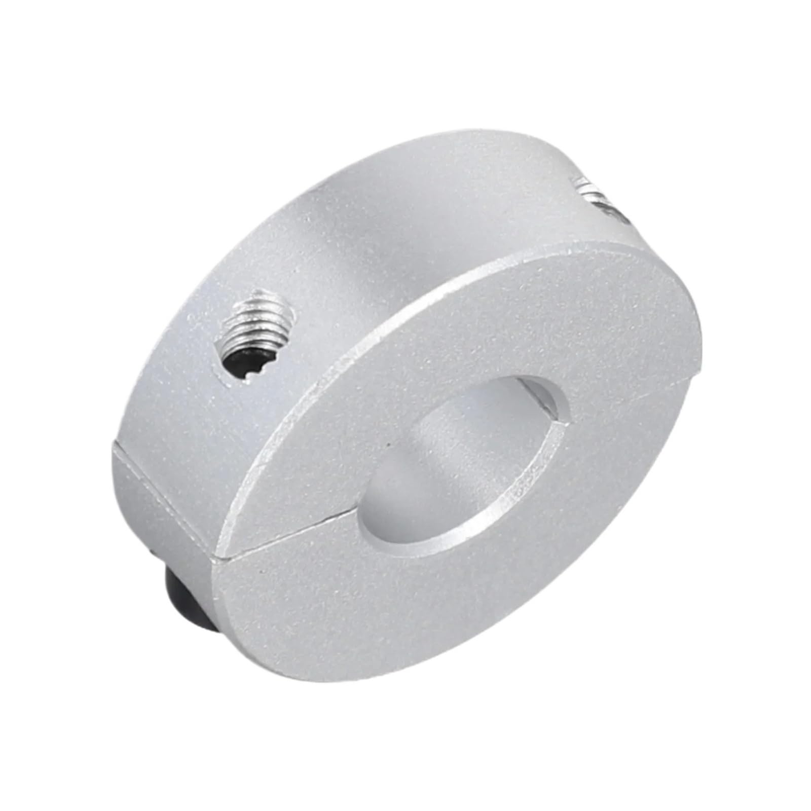 Morsetto Morsetto Albero Collare Argento Doppio Split Interno 1 Pezzo