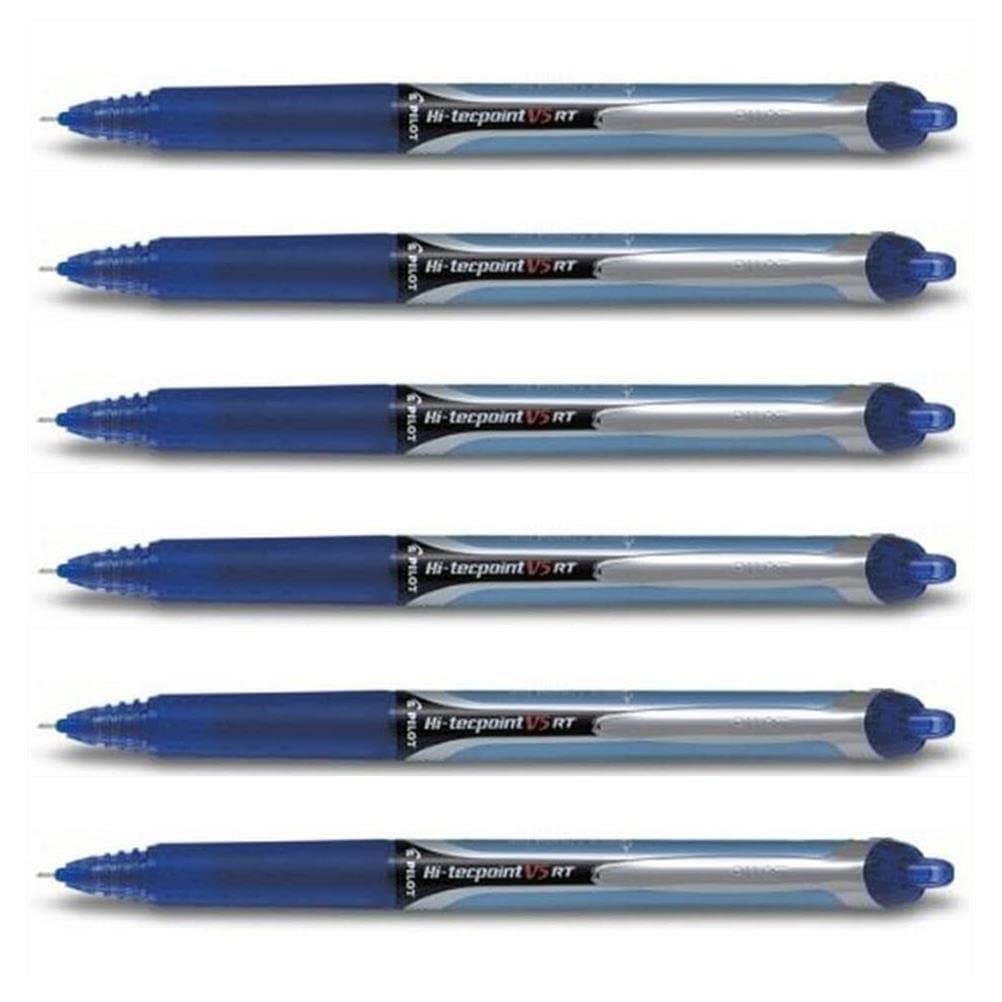 Pilot BXRT-V5 Set Of 6 - Assorted Colors Hi-Tecpoint V5 RT Retractable Pen | Philippines