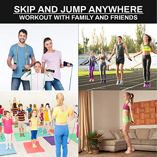 Limm All Purpose Jump Rope - Easily Adjustable And With Comfortable Handles - For Any Skill Level, Men, Women & Kids - Best For Staying Fit, Weight Loss, Cardio, General Workouts - BONUS Fitness eBook