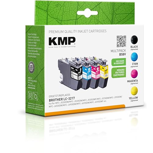 KMP B58V Multipack Cartouche d'encre remplaçant Brother LC-3217VAL