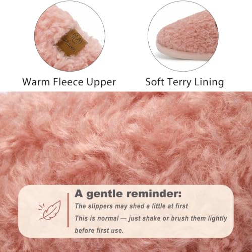 Micolin Slippers for Women Fuzzy Cozy Warm House Shoes with Memory Foam - image 4