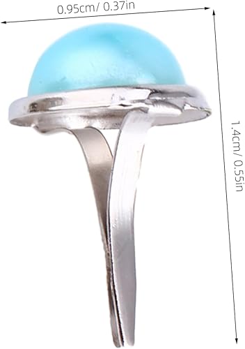 Miniatura 7 de EXCEART 50 Pcs Pearl Pushpin Brass Fasteners Kids Decor Studded Bra Brad Mini Brads Pastel Fasteners Alloy Paper Fasteners Paper Brads Child Double