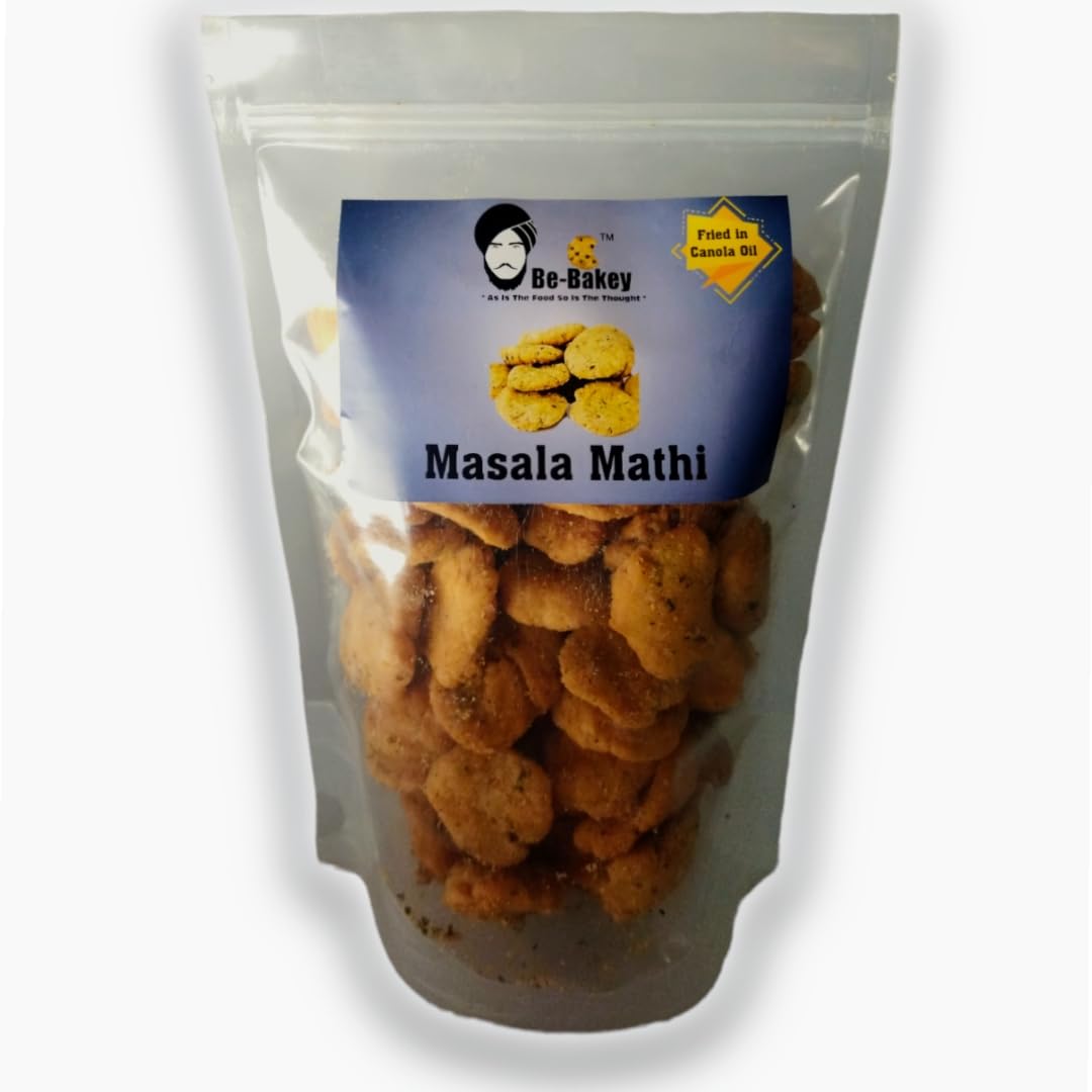 Be-Bakey Masala Matthi (400g Pack) | Fried in Canola Oil | No Palm Oil | No Preservative | Namkeen Mini Methi Mathri | Ready To Eat Snacks | Chai Time Snacks | Indian Eavening And Morning Nashta | (B0C5W4454F) Amazon Price History, Amazon Price Tracker