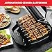 Tefal OptiGrill Kontaktgrill, 6 automatische Programme, Garstufenanzeige, passt Temperatur und Grillzyklus ans Grillgut an, antihaftbeschichtete abnehmbare Platten, Elektrogrill, Edelstahl, GC705D16