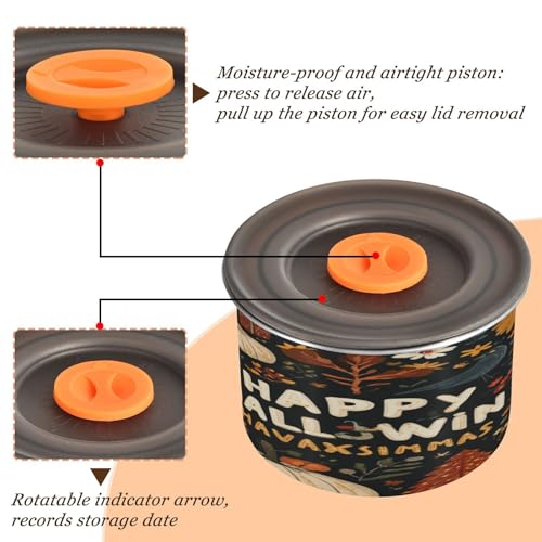 Envase de café decorativo Halloween 900ml acero inoxidable miniatura 3