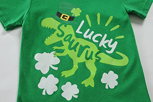 Toddler Boys Girls T-Shirt St. Patrick's Day Shirt Shamrock Kids Irish Clover Tie Tee Tops4