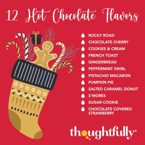 12 Days of Christmas Hot Chocolate Gift Set, 12 Gourmet Hot Cocoa Mixes - Image 2