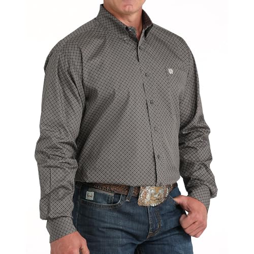 Cinch Men's Grey Print Shirt3