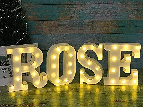 Image of Marquee S Alphabet Shaped LED Light Lamp for Decoration Decore Walls Hanging Birthday Party Wedding (S)