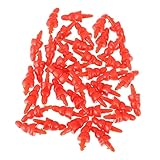 YARNOW クリスマス雪だるまの鼻 プラスチック製 Diyアクセサリー 9×16mm 100個セット 手作り工作用パーツ 子供向け冬の雪だるま作り用品