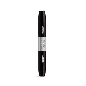 Colorbar Lash Illusion Mascara Duo - Lash Lengthening and Volumizing Mascara - Clump-Free, Crease-Proof, and Non-Flaking - Black - 0.27 oz