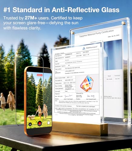 Verre trempé iPhone 17 Pro Max incassable et anti-reflet UltraGlass