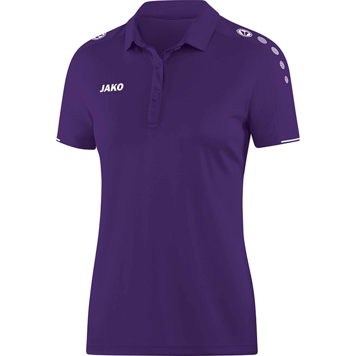 JAKO Women's Classico Polo, Purple, 40