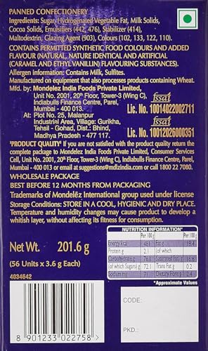 Image of Cadbury Dairy Milk Chocolate Shots, 208.8G Carton(Pack of 2),418 Grams