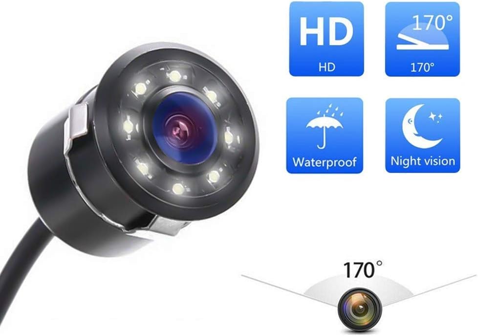 Auto Snap Night Vision 8 LED Waterproof Parking Assistance Intelligent Parking Line Rear View Vehicle Reverse Parking Backup Camera