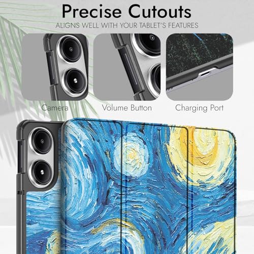 Image of Robustrion Cover for Redmi Pad 2 Pro 12.1 inch Cover Case, Trifold Cover Case for Redmi Pad 2 Pro 5G Tablet Cover [Auto Sleep Wake Support] - Night