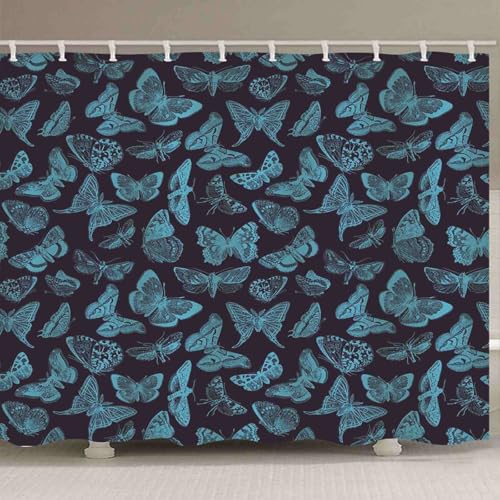 Rideau de douche lavable aucune fuite d'eau extra long 200x180