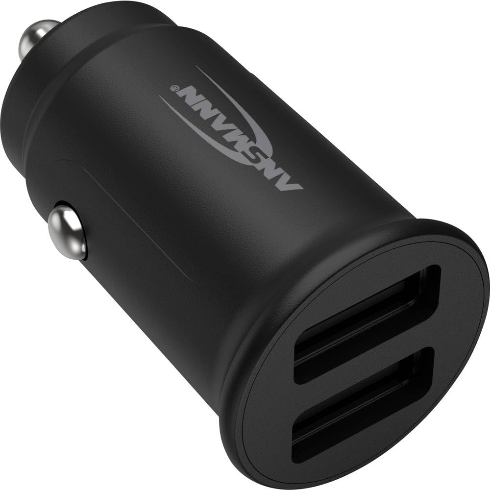 Ansmann 1000-0030 5V 2.4A Dual Usb In-Car Charger Cc212 For Mobile Phones 4013674176908