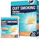 Quit Smoking Patches 30 Count, Stop Smoking Aids Patches Step 1, 21mg Quit Smoking Patch That Work with 2 Weeks, Anti Smoking Patches