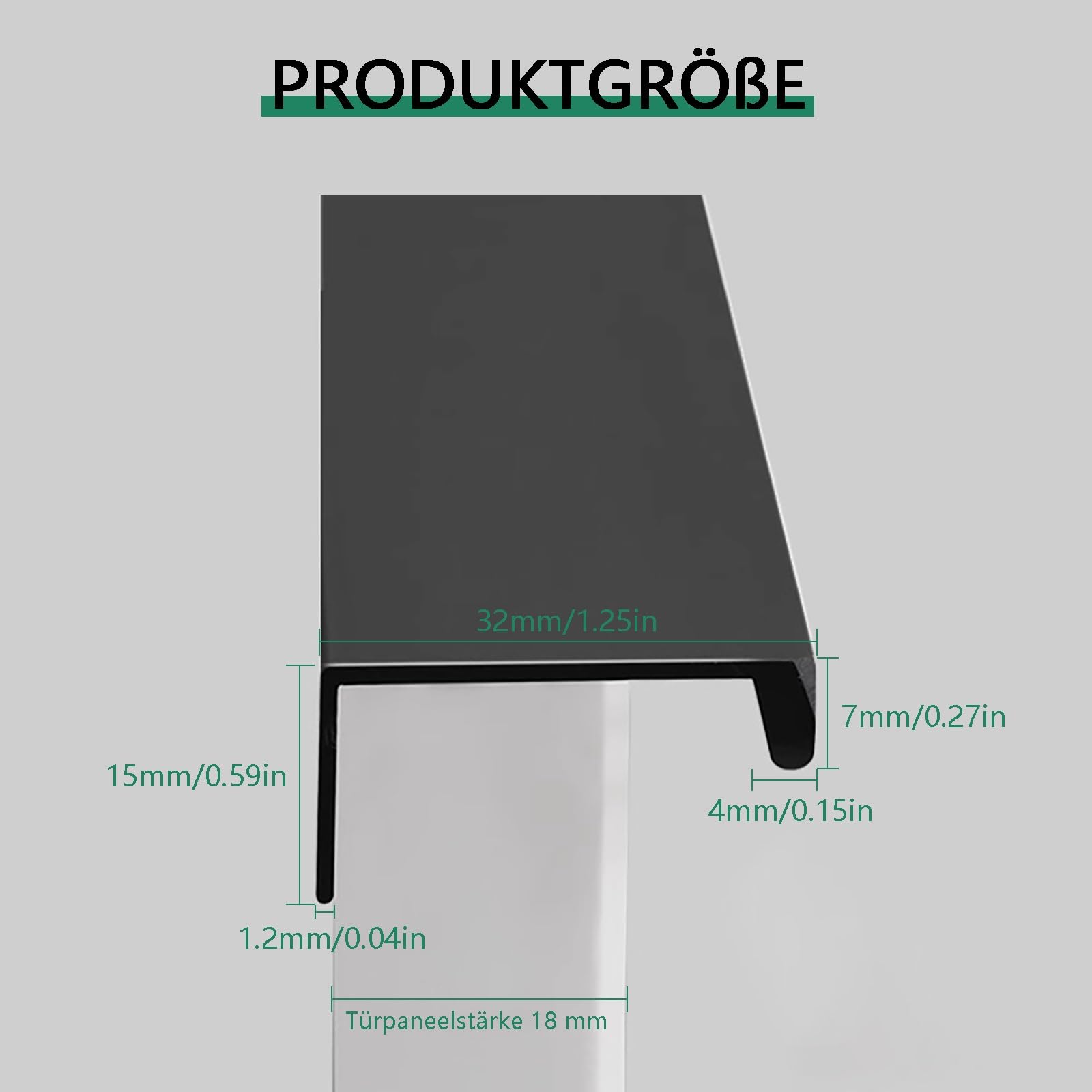 Kleiderschrank Griff Möbelgriffe Für Küche Schrank Griffe 4 Stück Set L: 8-120cm Schubkästengriffe Aluminiumlegierung Perfekte Ergänzung Für Schränke Und Kommoden(Gold,L:100cm)