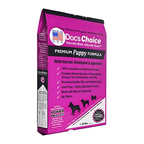 Doc's Choice Premium Chicken Puppy Food - Great for Puppies, Pregnant and. Nursing Dogs, Veterinarian Developed, No Fillers/Artificial Ingredients, Made in The USA Cover