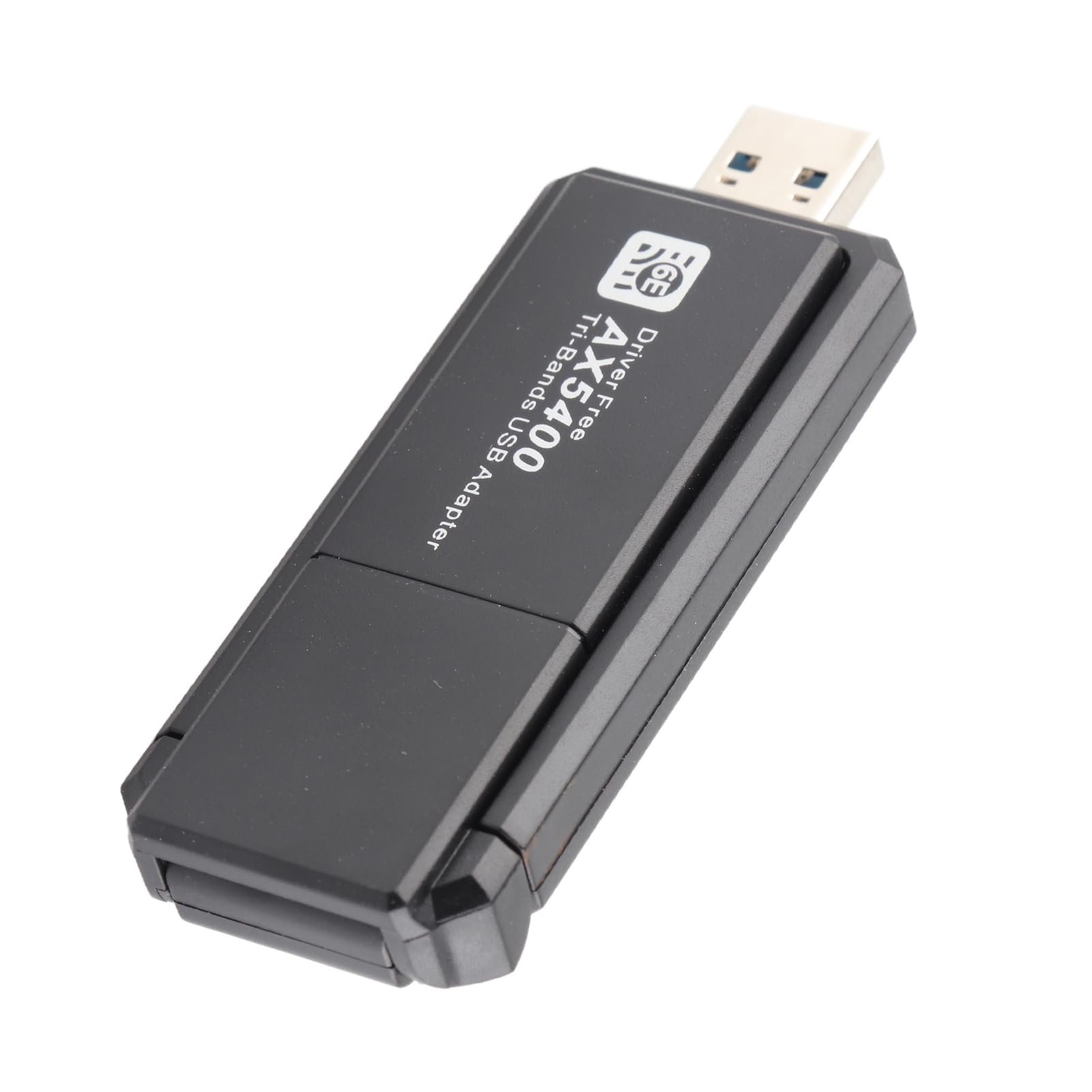 Eacam Adattatore di Rete WiFi 6E, Scheda di Rete USB 5400Mbps con Tripla Banda 2.4G 5G 6G per 10 11, Adattatore di Rete Wireless
