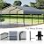 COSIEST 12'x20' Carport with Galvanized Steel Roof, Heavy Duty Metal Carport Canopy, Outdoor Garage Car Shelter Shade for Car, Boats and Truck