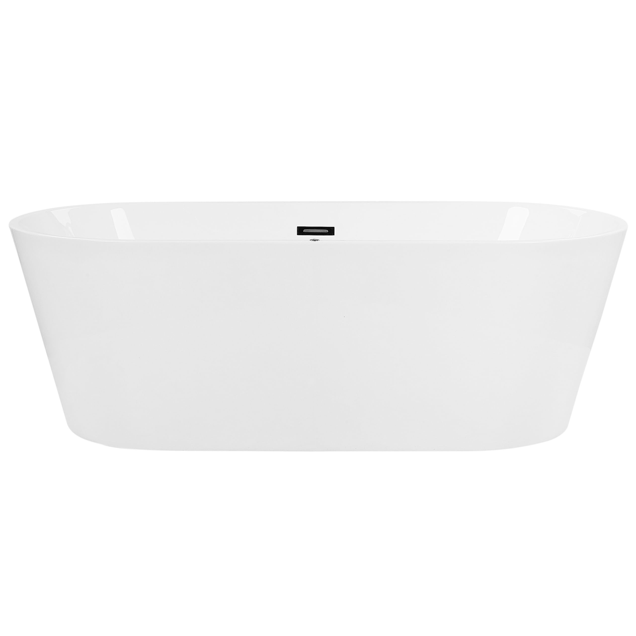 Vasca da Bagno Idromassaggio Ovale in Acrilico Bianco 170 x 80 cm