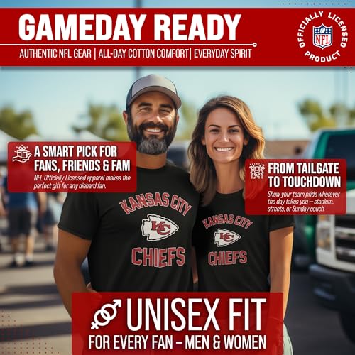 Image of NFL Gameday Cotton Blend T-Shirt for Men and Women - Licensed