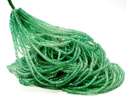 Peridoto naturale Della Pietra Preziosa Sfaccettato I Branelli di Rondelle Per M