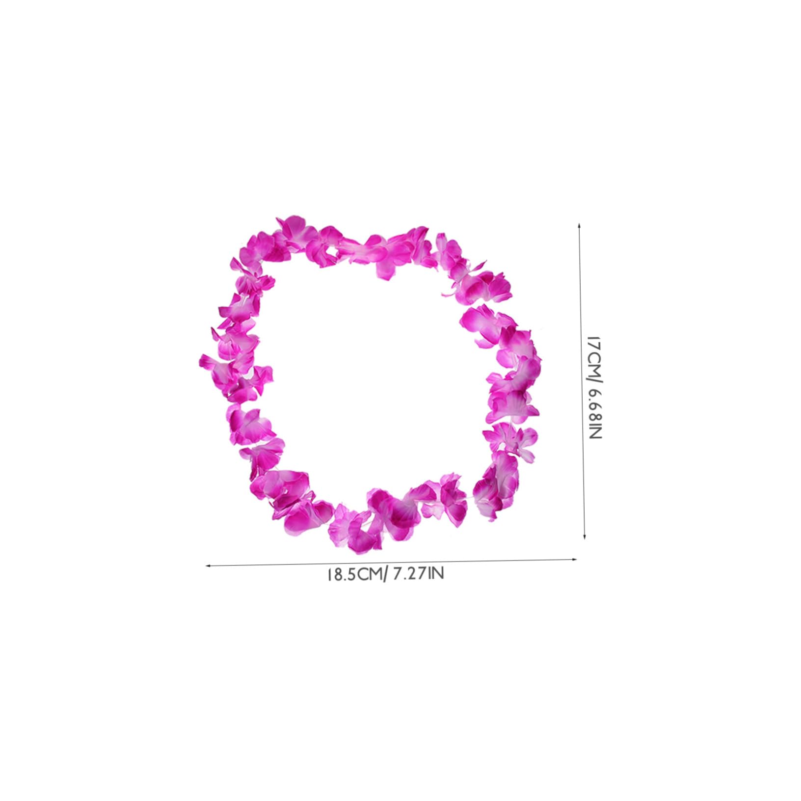ifundom 21sätze Hawaiianische Mit Blumenkränze Und Armbänder Für Luau-party Strandkostüm Dekoration Und Fotografie Bunten Farben Erhältlich