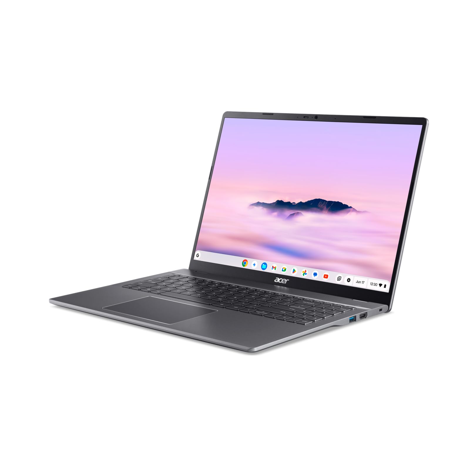 Acer Chromebook Plus 516 I PC Portable 16" WQXGA (2560x1600) 120Hz I Intel Core i3-1315U (13e Gén.) I 8Go RAM LPDDR5 I 128Go UFS I Chrome OS IClavier FR AZERTY Rétroéclairé I CB516-1H-39P4