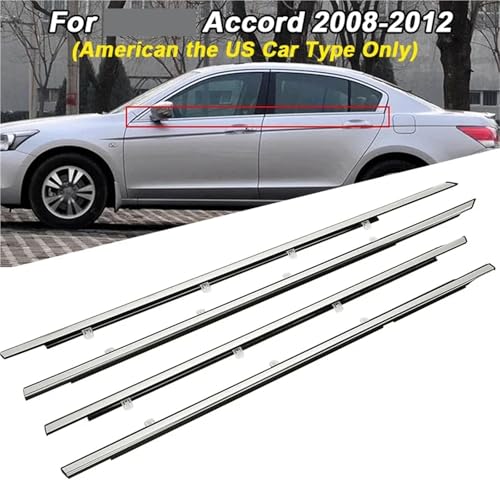 Joint d'étanchéité chromé de qualité supérieure pour vitrage Honda Accord US