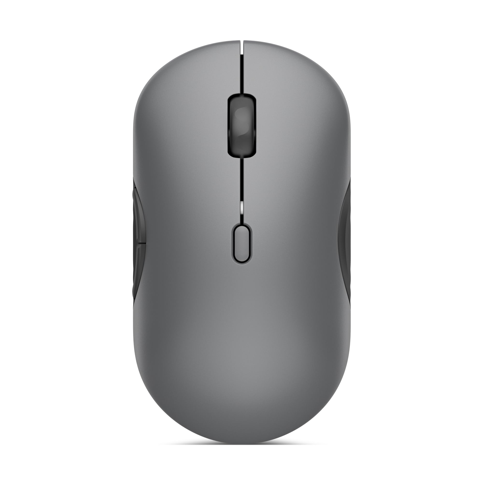 Lenovo 700 Multi-Device Wireless Silent Mouse, Bluetooth 5.3 or USB-A 2.4Ghz, Upto 5million Button clicks, 4000 DPI, Soft Touch Grip, Programmable Buttons, Dynamic Scroll Wheel, Luna Grey-image-2