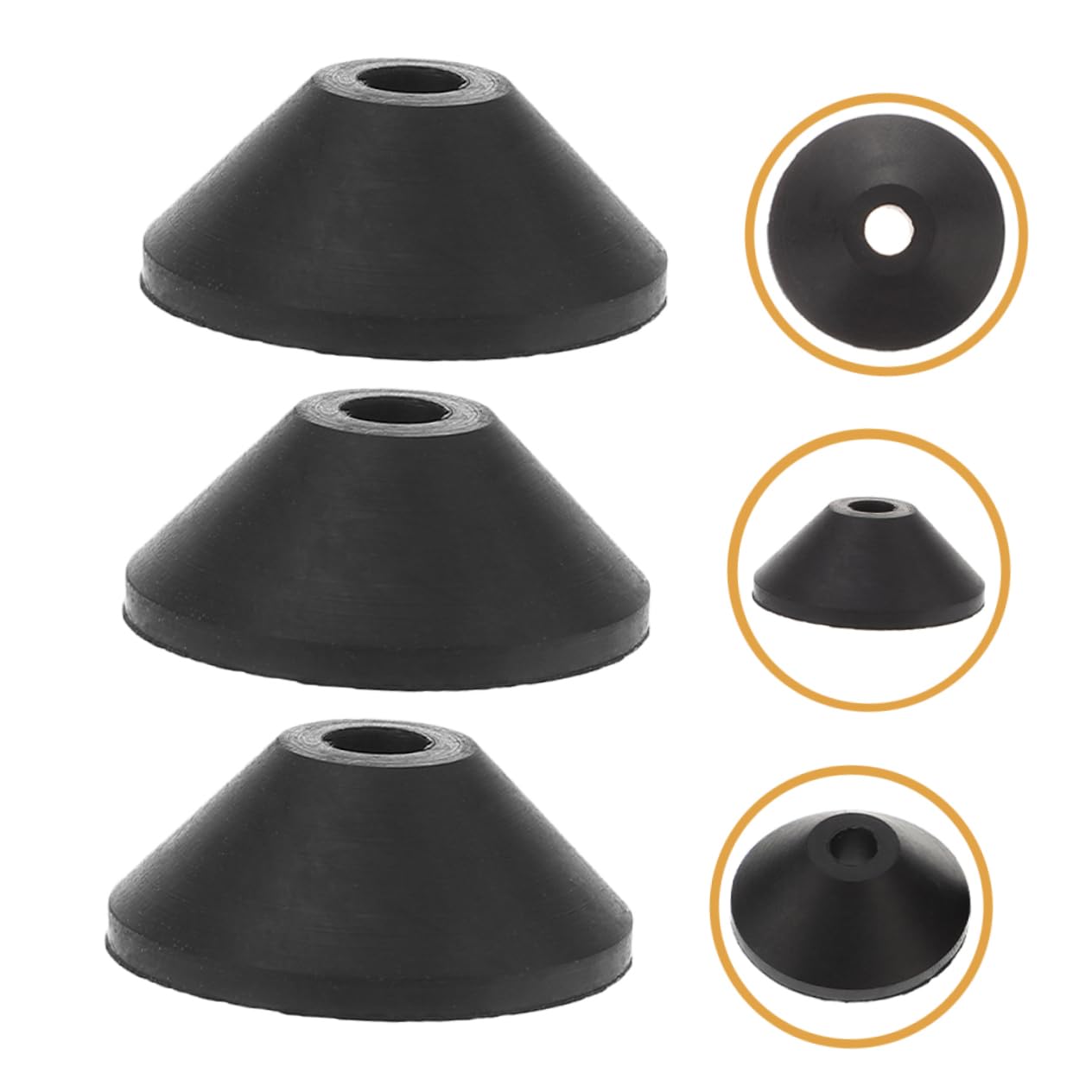 jojofuny 150pièces Rondelles Caoutchouc Coniques Étanches Pour Boulons De Réservoir De Toilette Joint De Fixation Et Facile à Installer