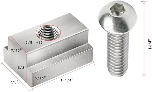 Miniatura 3 de Tuercas de ranura en T para Toyota Tacoma, riel de cama, tacos de cama, carriles de cubierta para camioneta Tundra, camioneta, bicicleta de cubierta