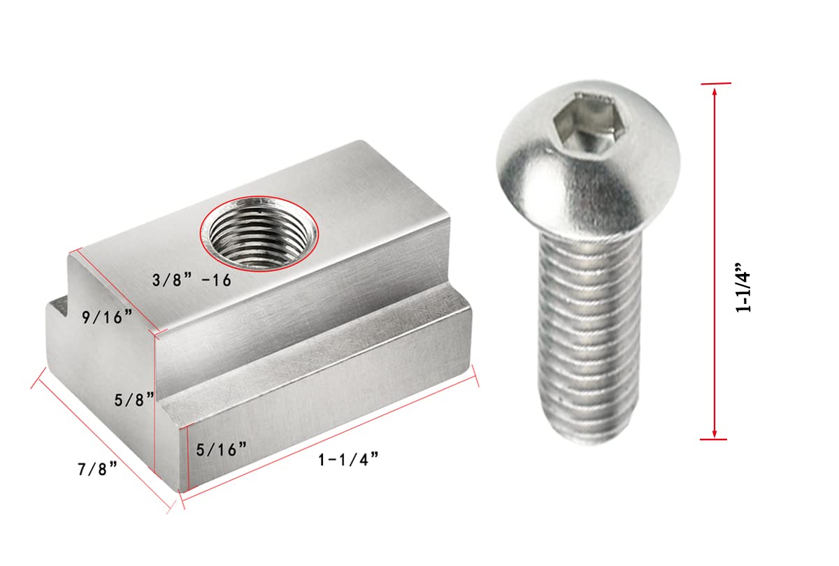 Snapklik.com : T Slot Nuts Fit Toyota Tacoma Bed Rack Rails Cleats Pick ...