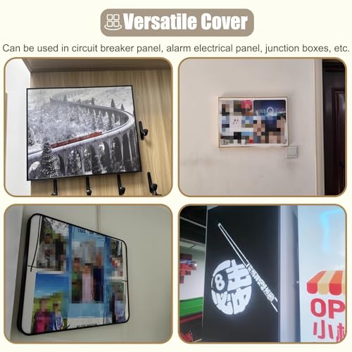 Couvercle de compteur d'eau style ferme pour mur intérieur rustique - 5