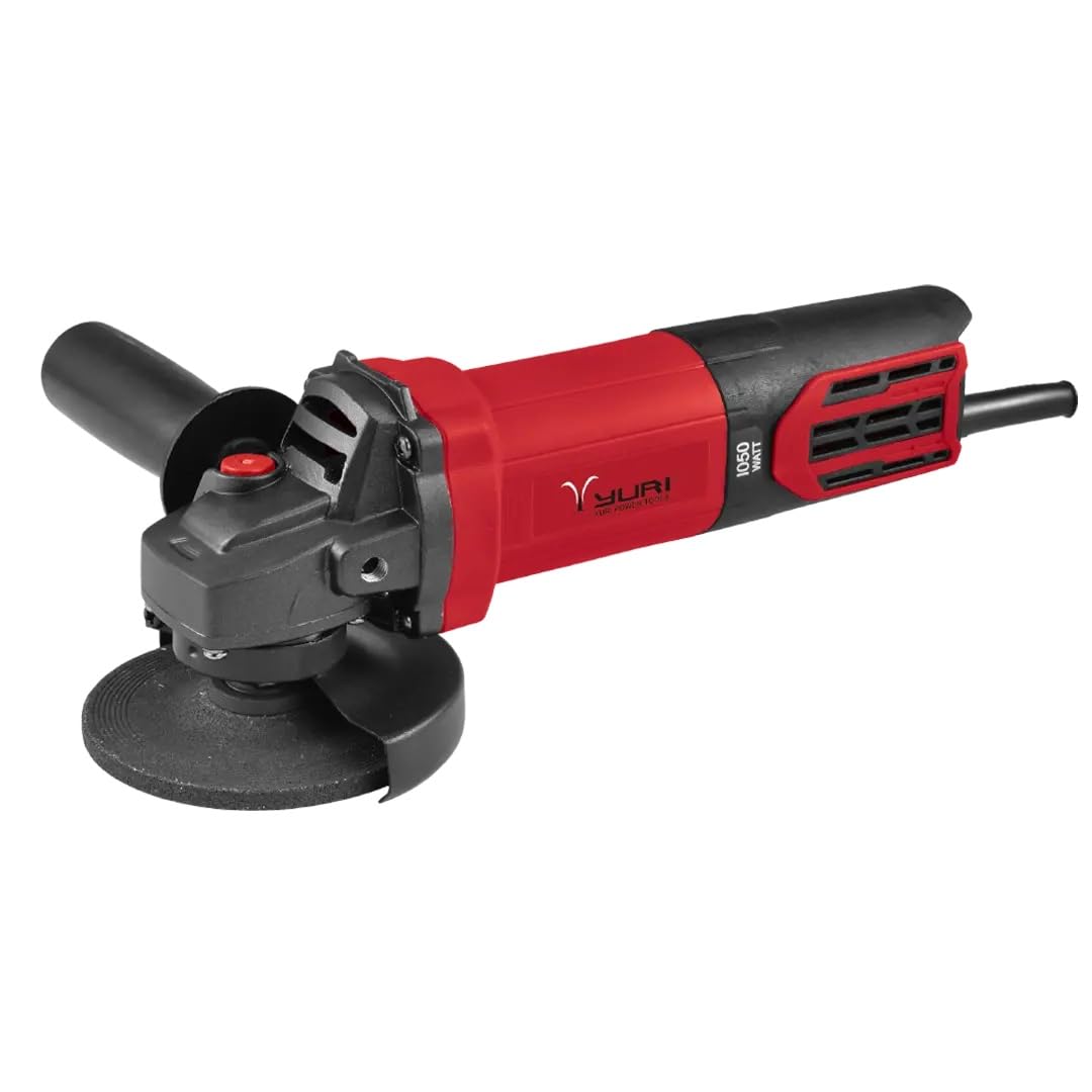 YURI 100mm Angle Grinder - 1050W Power, 11000Rpm, Precision Grinding Tool