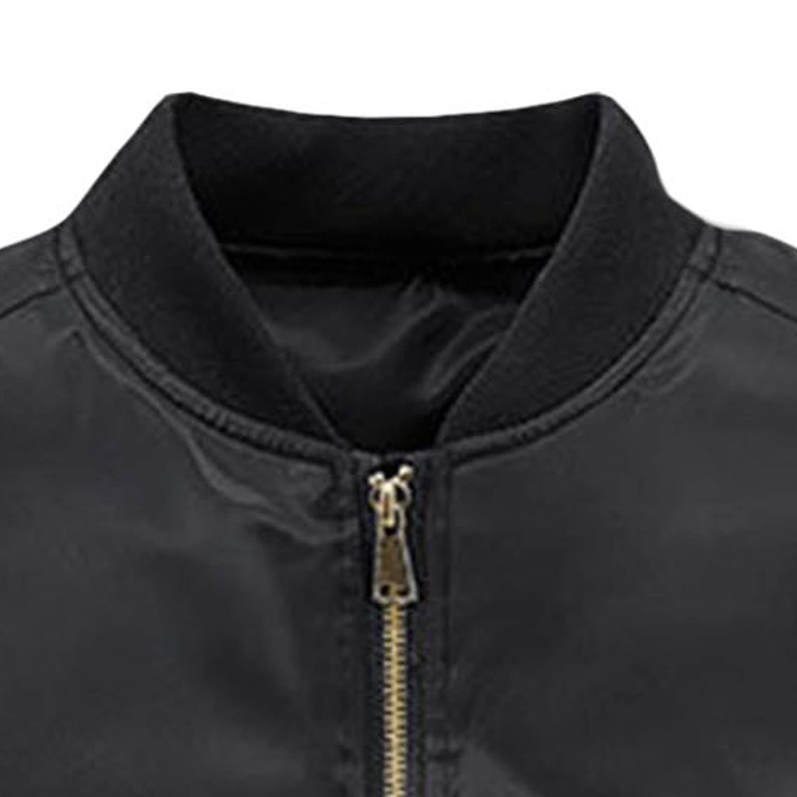 Maiyifu-GJ Men's Casual Lightweight Military Jacket Spring Fall Stand Collar Outdoor Windbreaker Windproof Slim Fit Army Coat (Light Grey 2,Medium)